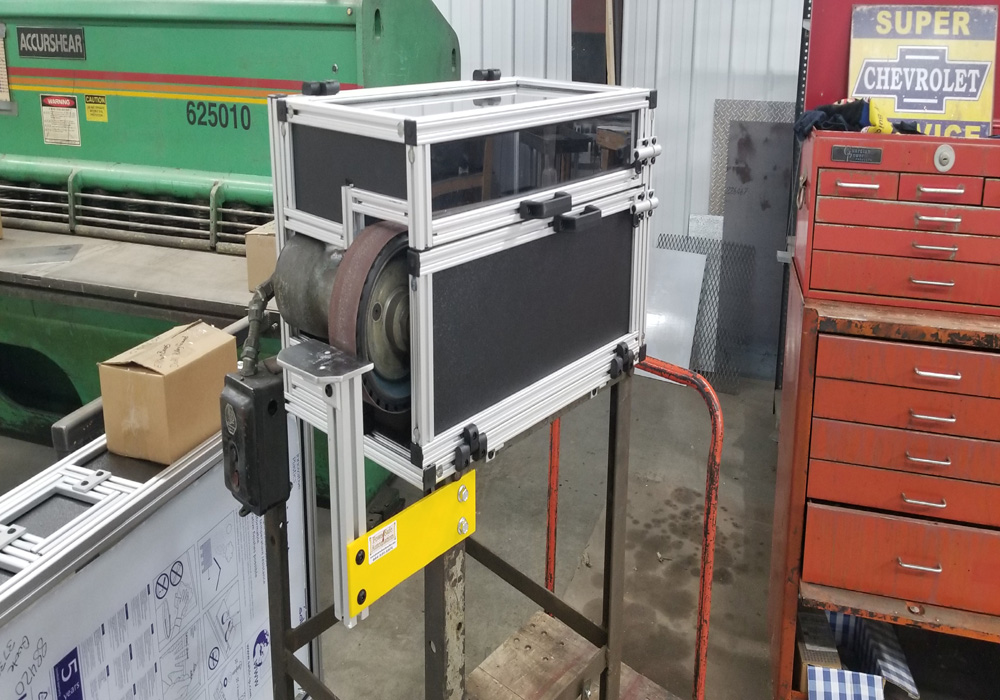 Belt Sander Machine Guard and Shield