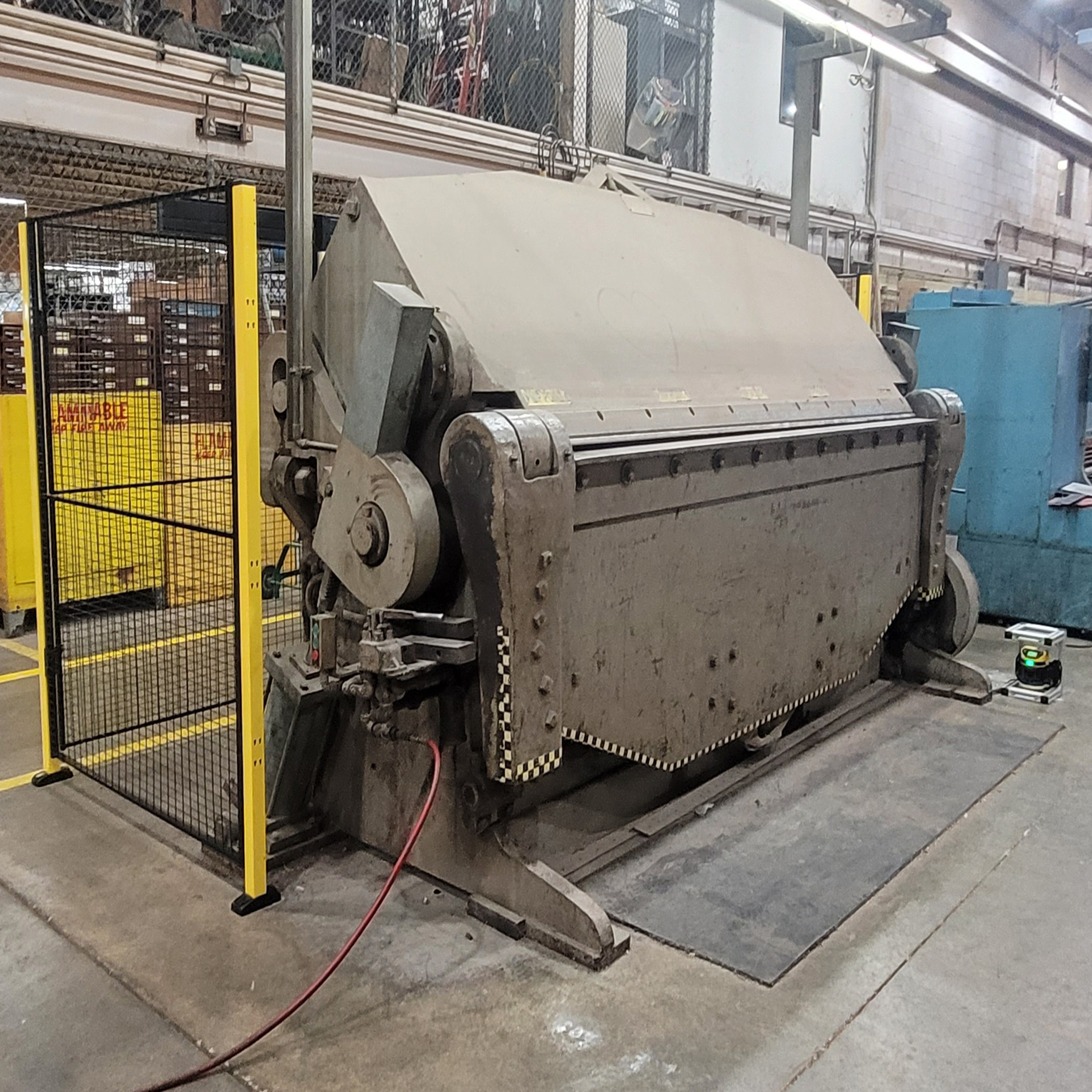 Brake Press Guarding with Scanner