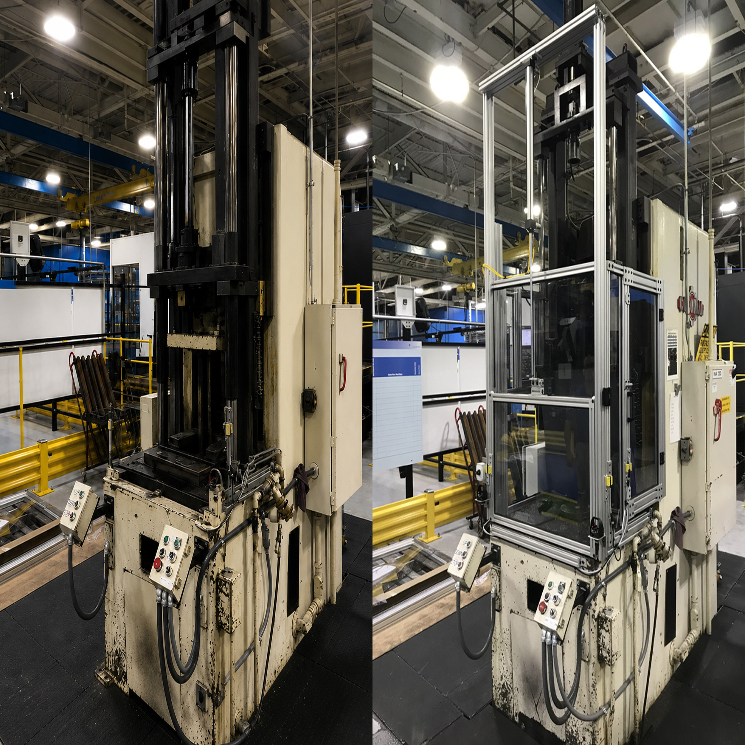 Hydraulic Broaching Press Guarding Upgrade