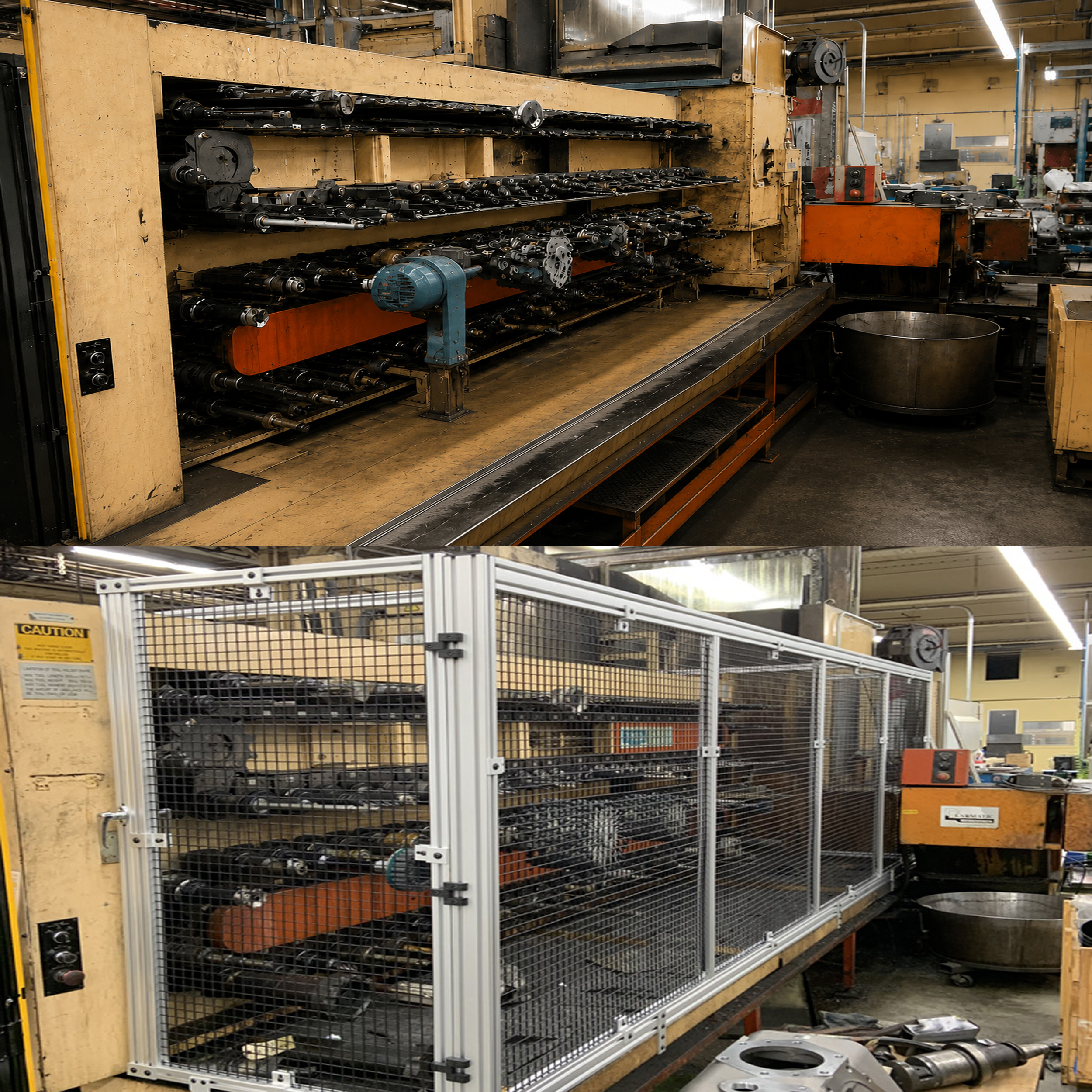 CNC Tool Changer Safety Guarding Upgrade