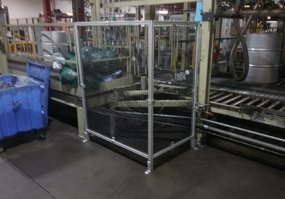 Conveyor Hazard Wire Mesh Guard