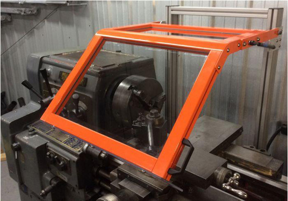 Floor Mount Manual Lathe Guard