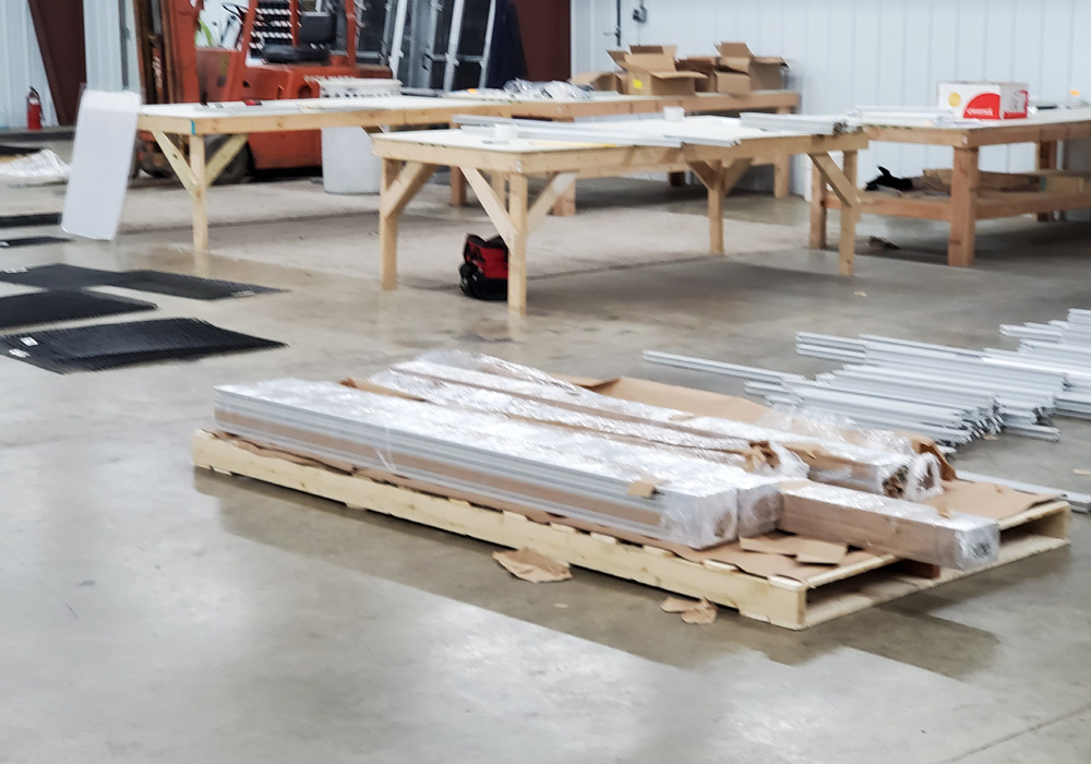 Guarding Kits Prepared for Assembly