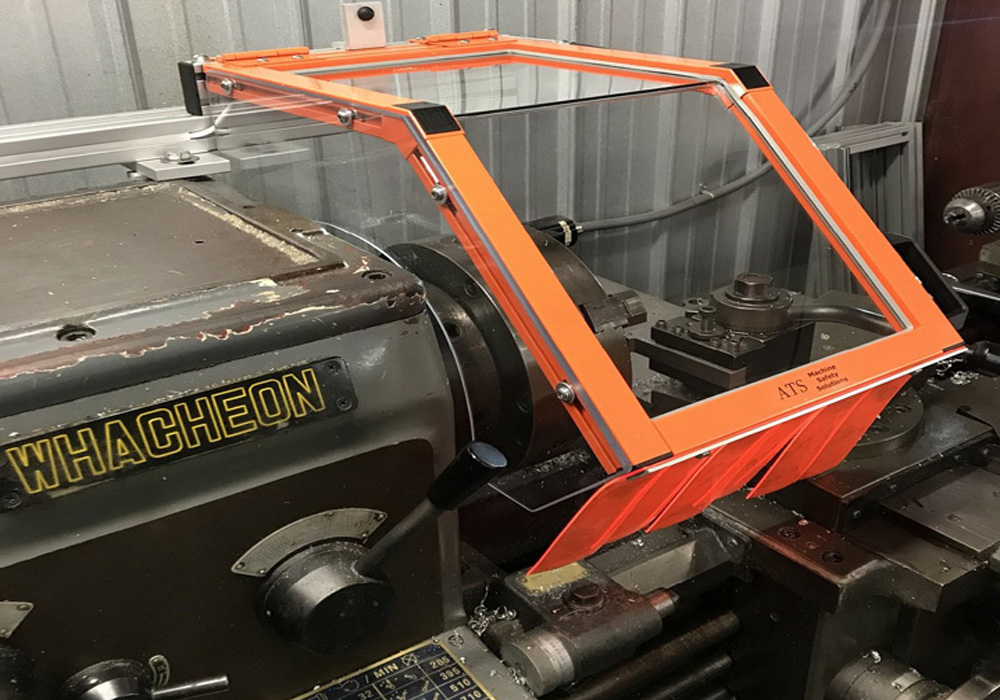 Hinged Manual Lathe Guard