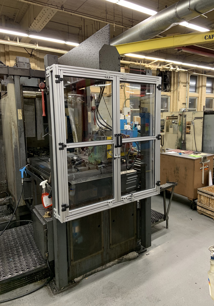 Industrial Safety Guard for CNC Part Changer