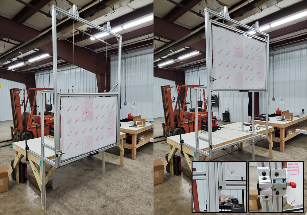 Machine Guarding Counterbalanced Door