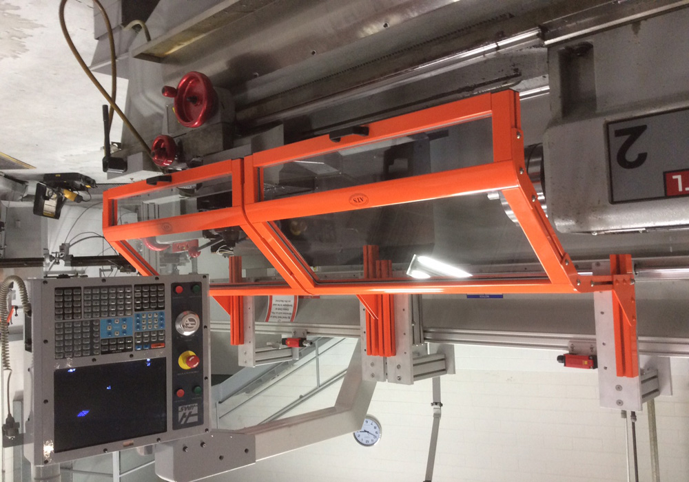 CNC Lathe Dual Machine Guard