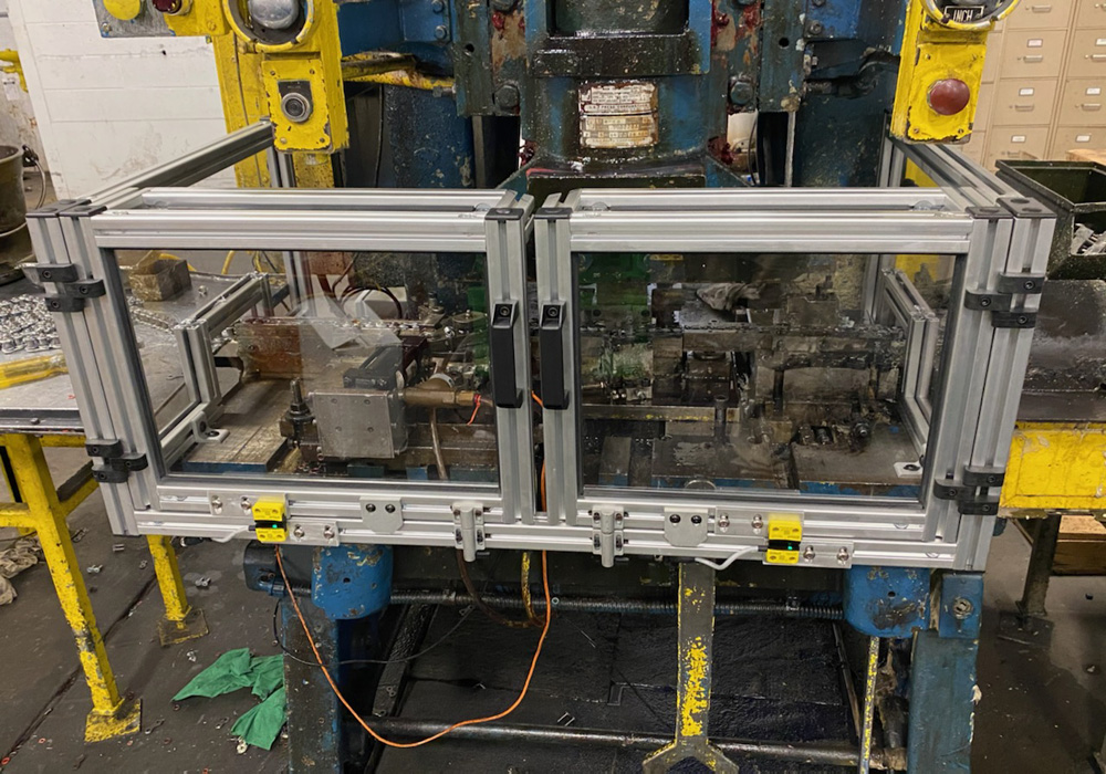 Machine Enclosure with Safety Switches