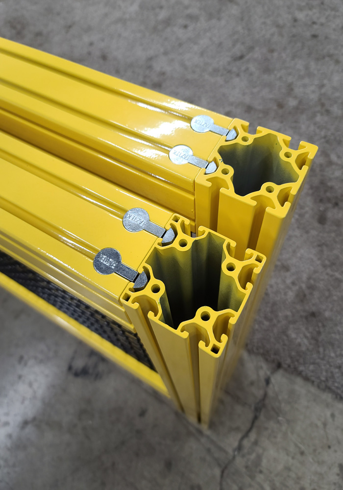 Safety Yellow T-Slotted Extrusion