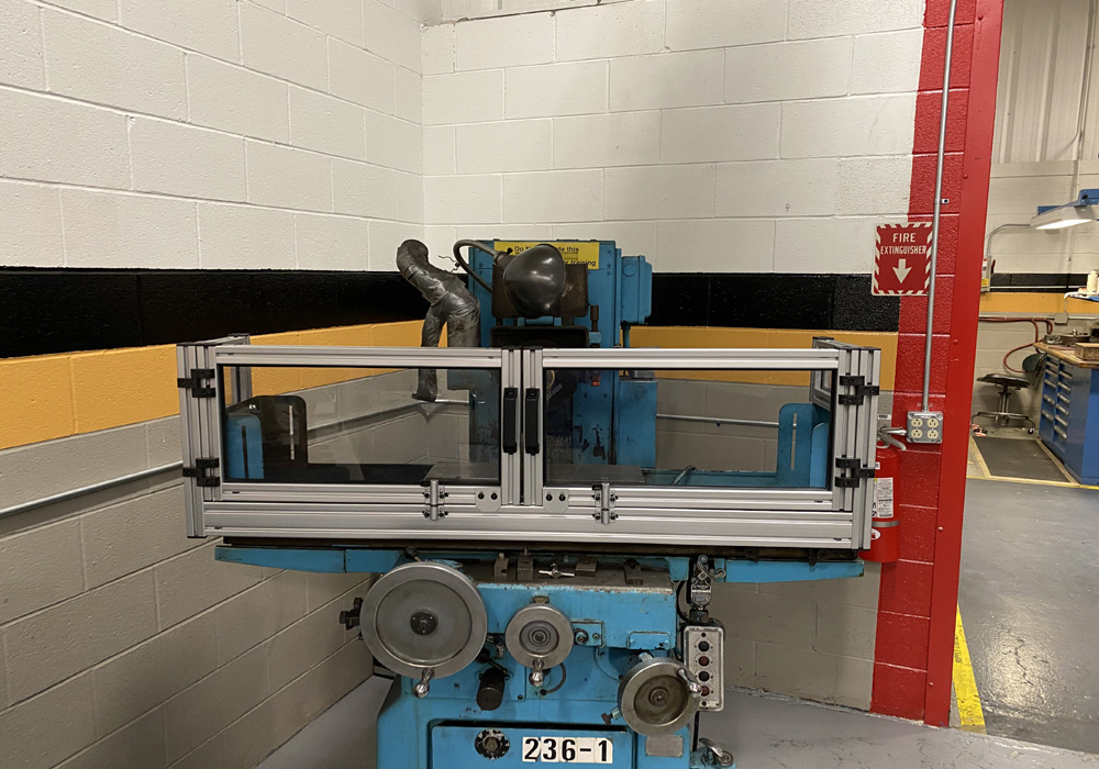 Surface Grinder Guarding