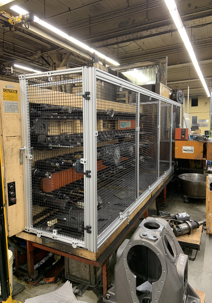 Tool Changer Machine Perimeter Fencing
