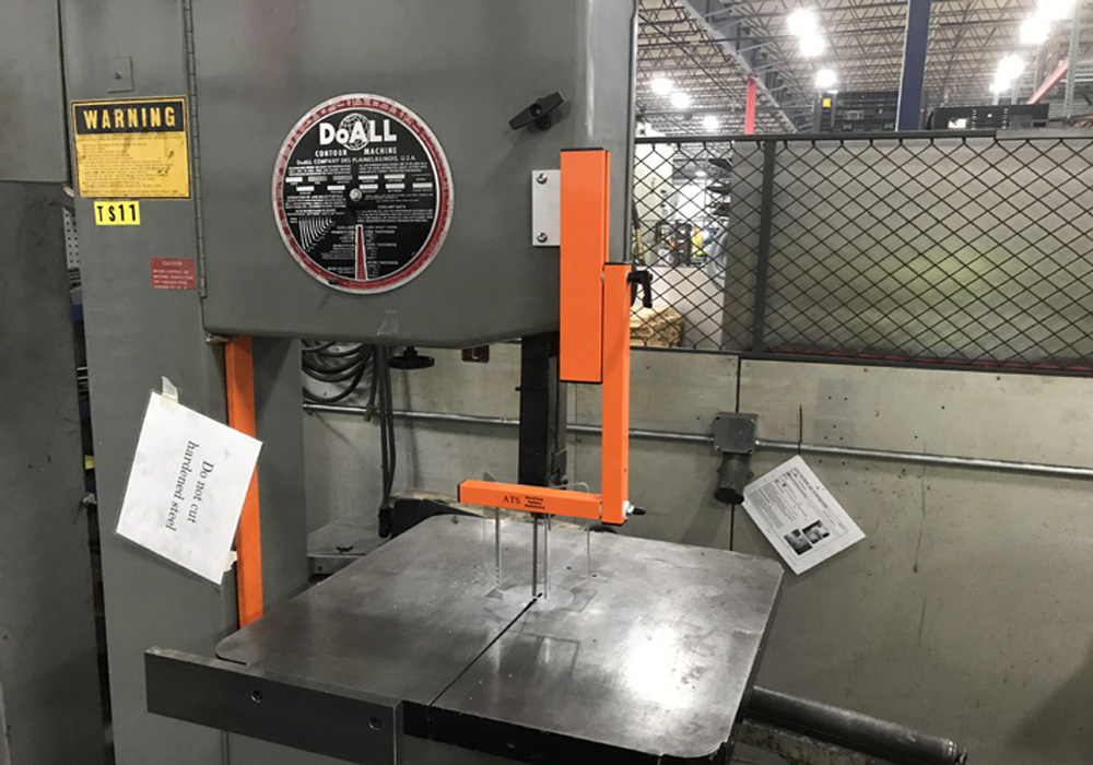 Vertical Band Saw Guard