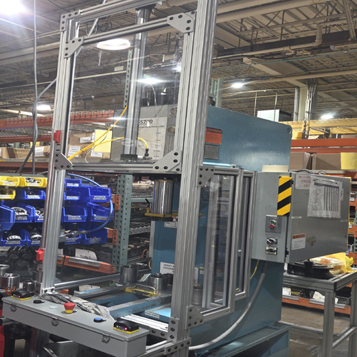 Air-Operated Vertical Door Machine Guard