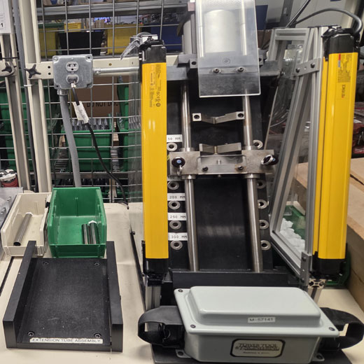 Angled Press Machine Guarding
