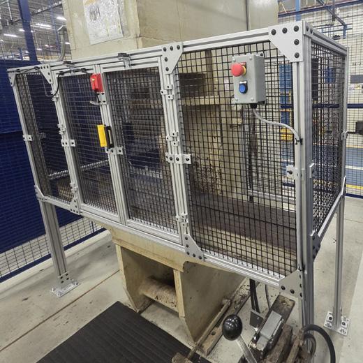 Assembly Press Guarding - Closed Doors