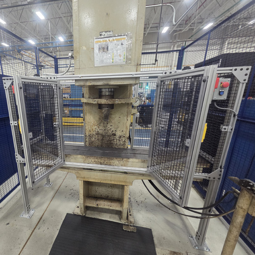 Assembly Press Guarding - Open