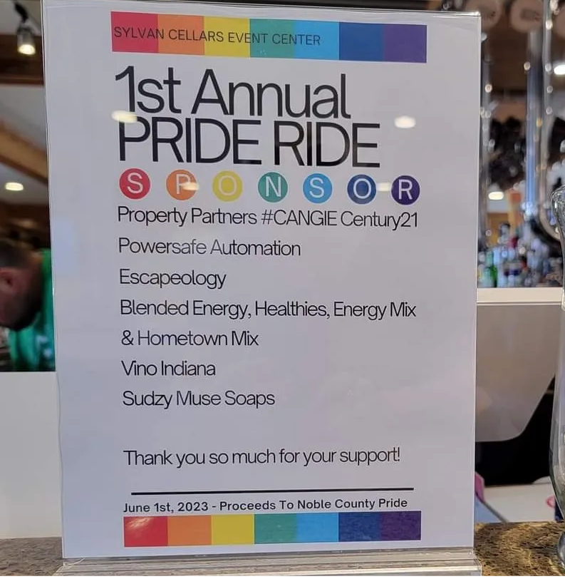 Noble County Pride Ride – 2023