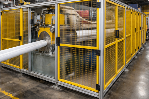 Case Study: Elevating Machine Safety for Construction Product Manufacturing Custom Guarding
