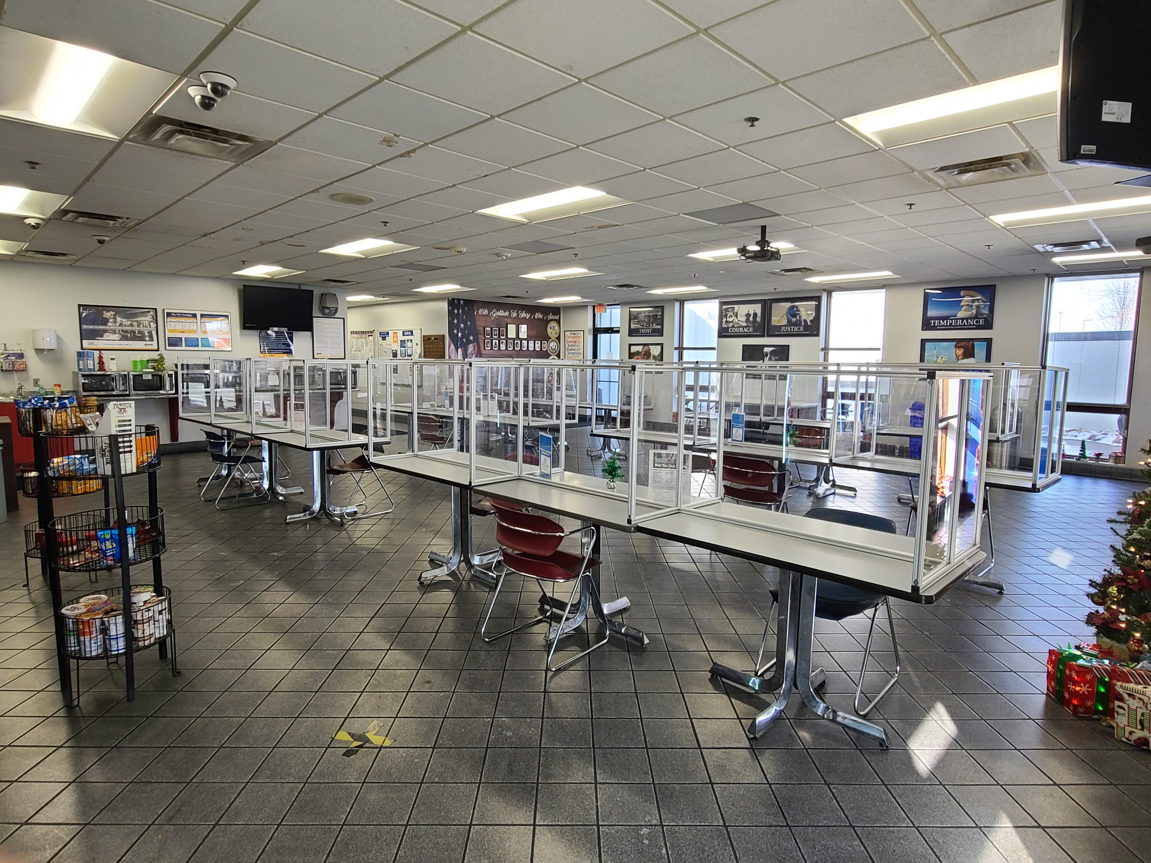 Covid Shields for Lunchroom
