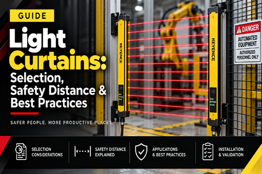 Guide: Light Curtains - Selection, Safety Distance & Best Practices