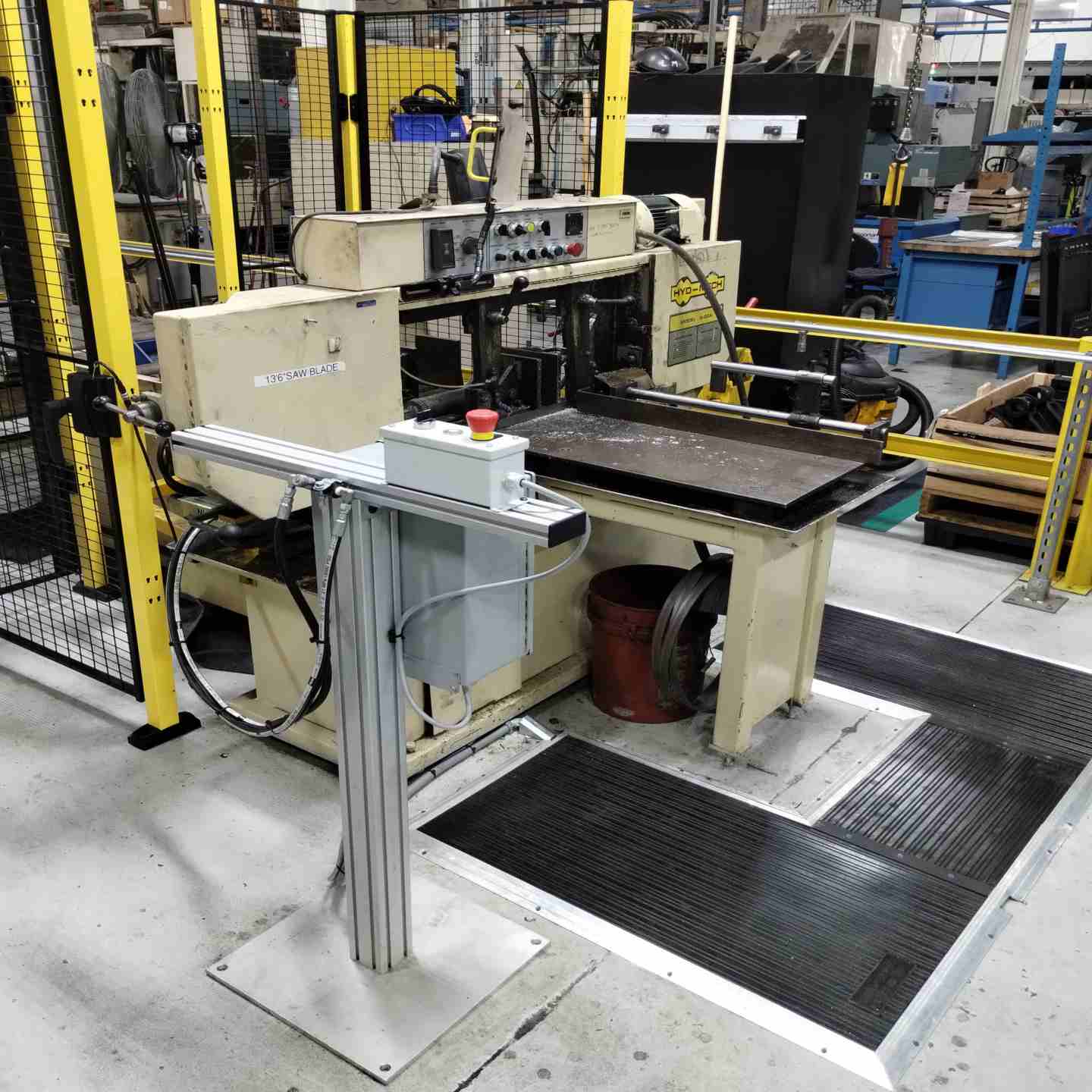 Horizontal Bandsaw Guarding