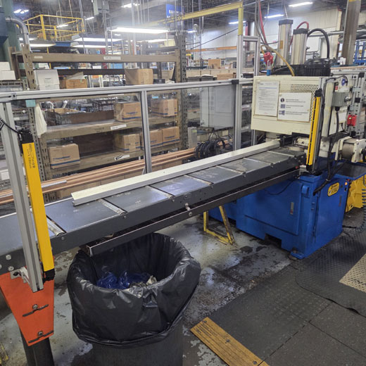 Infeed Saw Machine Guarding System