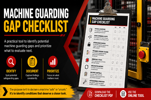 Machine Guarding Gap Checklist