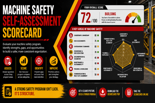 Machine Safety Self-Assessment Scorecard