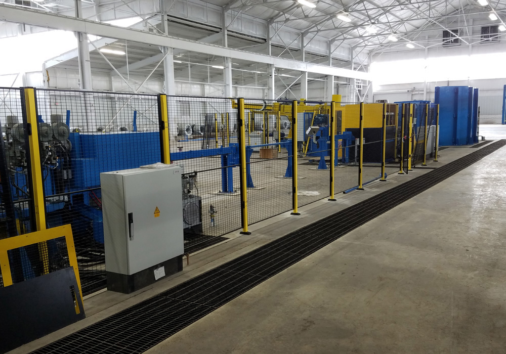 Tube straightening process cell
