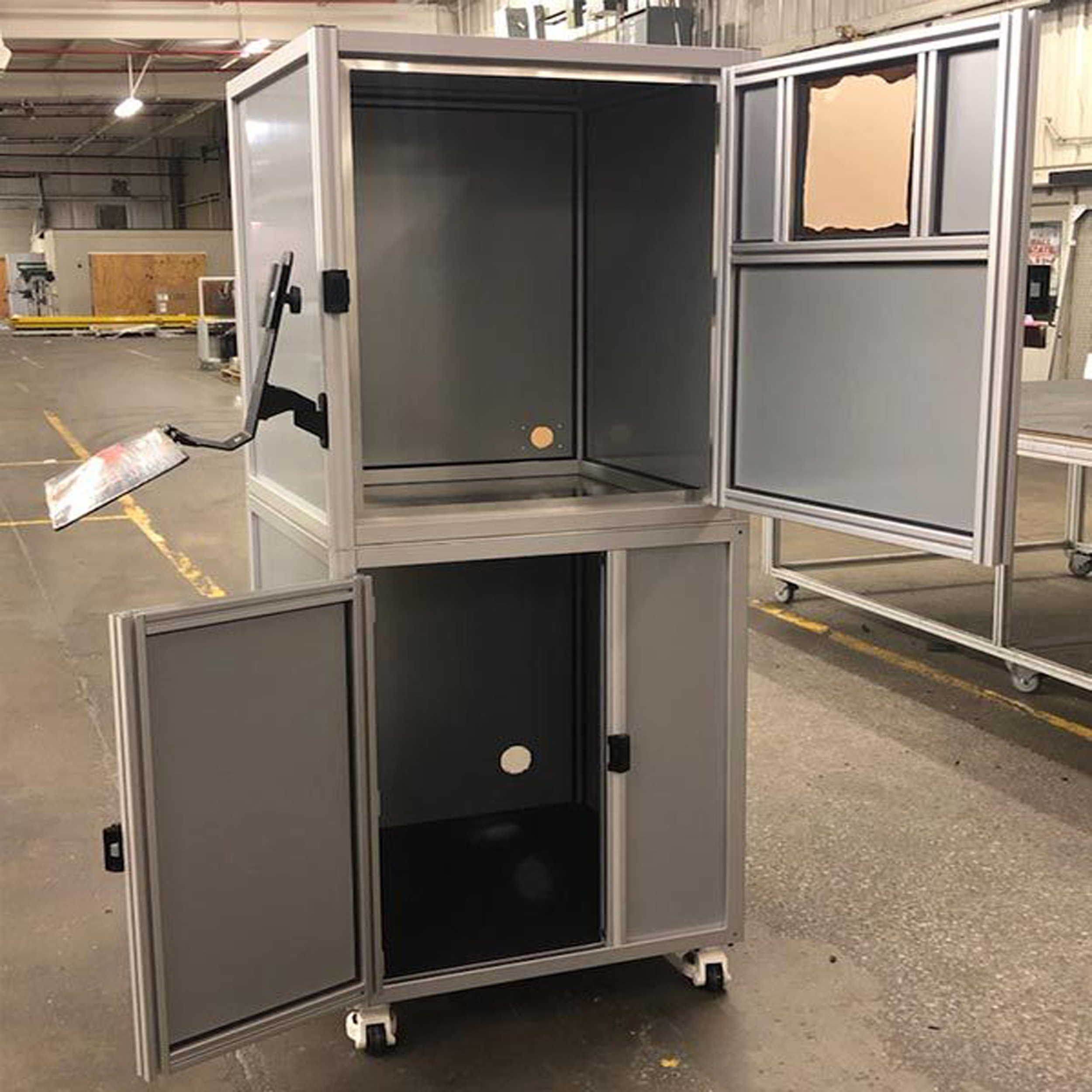 Shop Floor Solutions Created with T-Slotted Extrusions