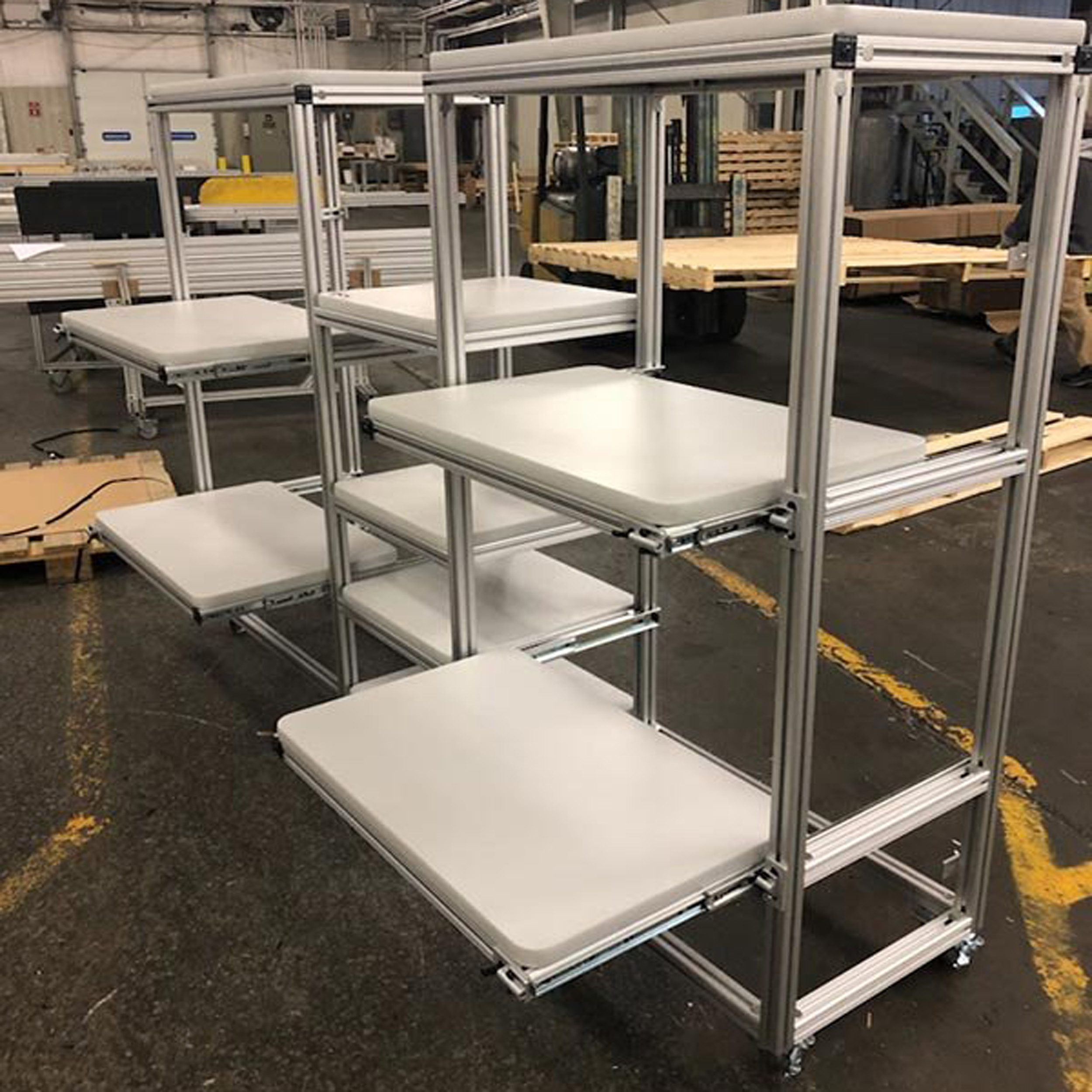 Material Flow Racks and Carts