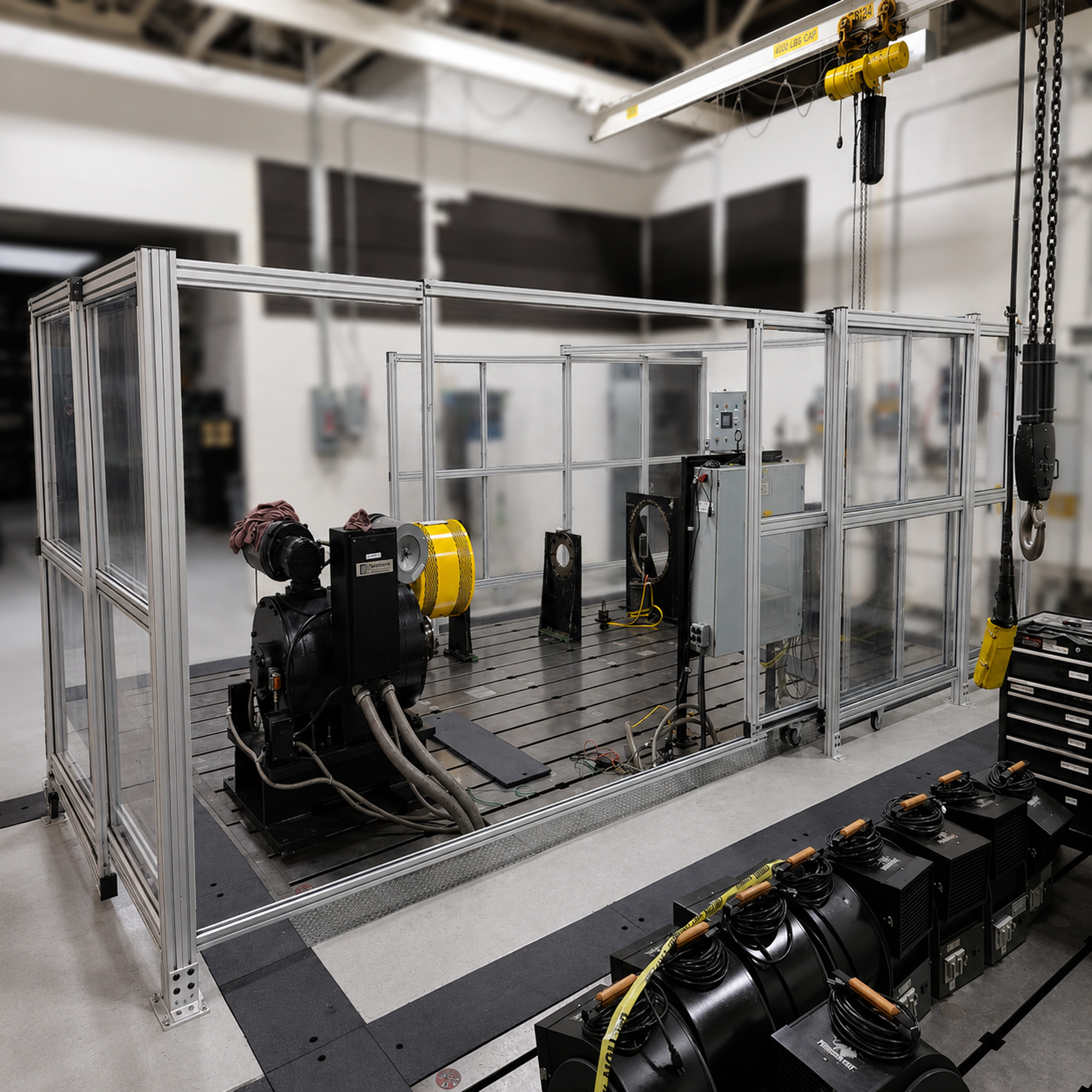 Motor Tester Cell Open