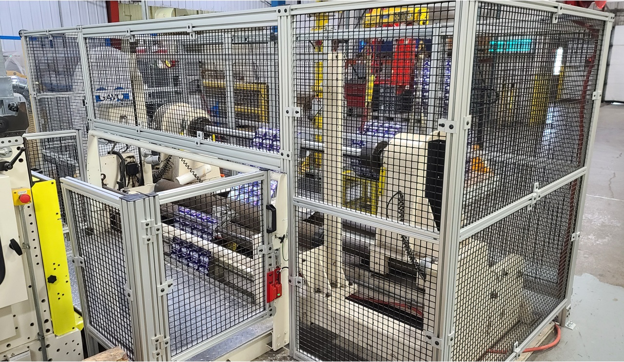 Machine guarding installation