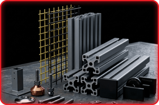 T-slot aluminum among other guarding solution products