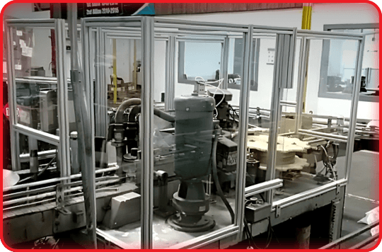 Powersafe Automation machine guarding installed in factory
