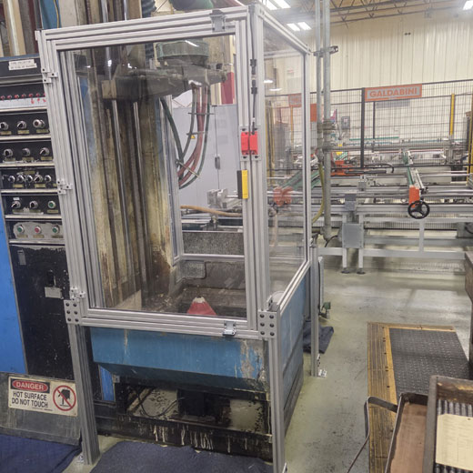 Press Tester Safety Enclosure