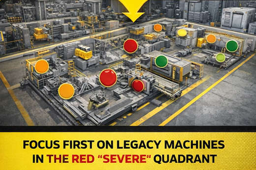 How to Create a Risk Map for Legacy Machines in Manufacturing Facilities