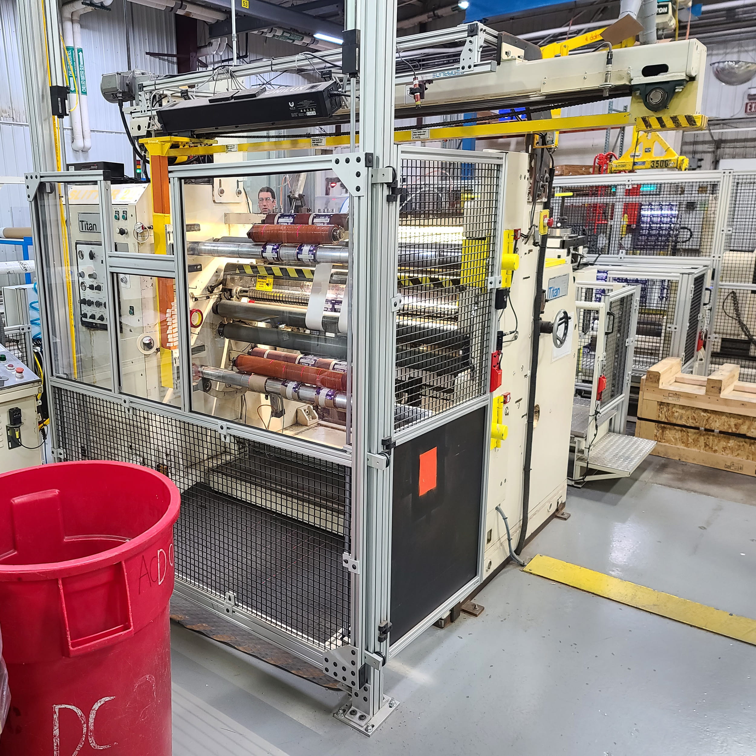 Film Packaging equipment guarding