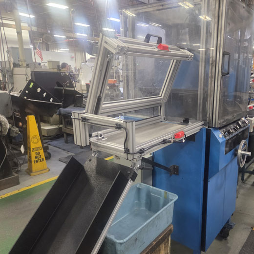 Screw Machine Outfeed Guarding
