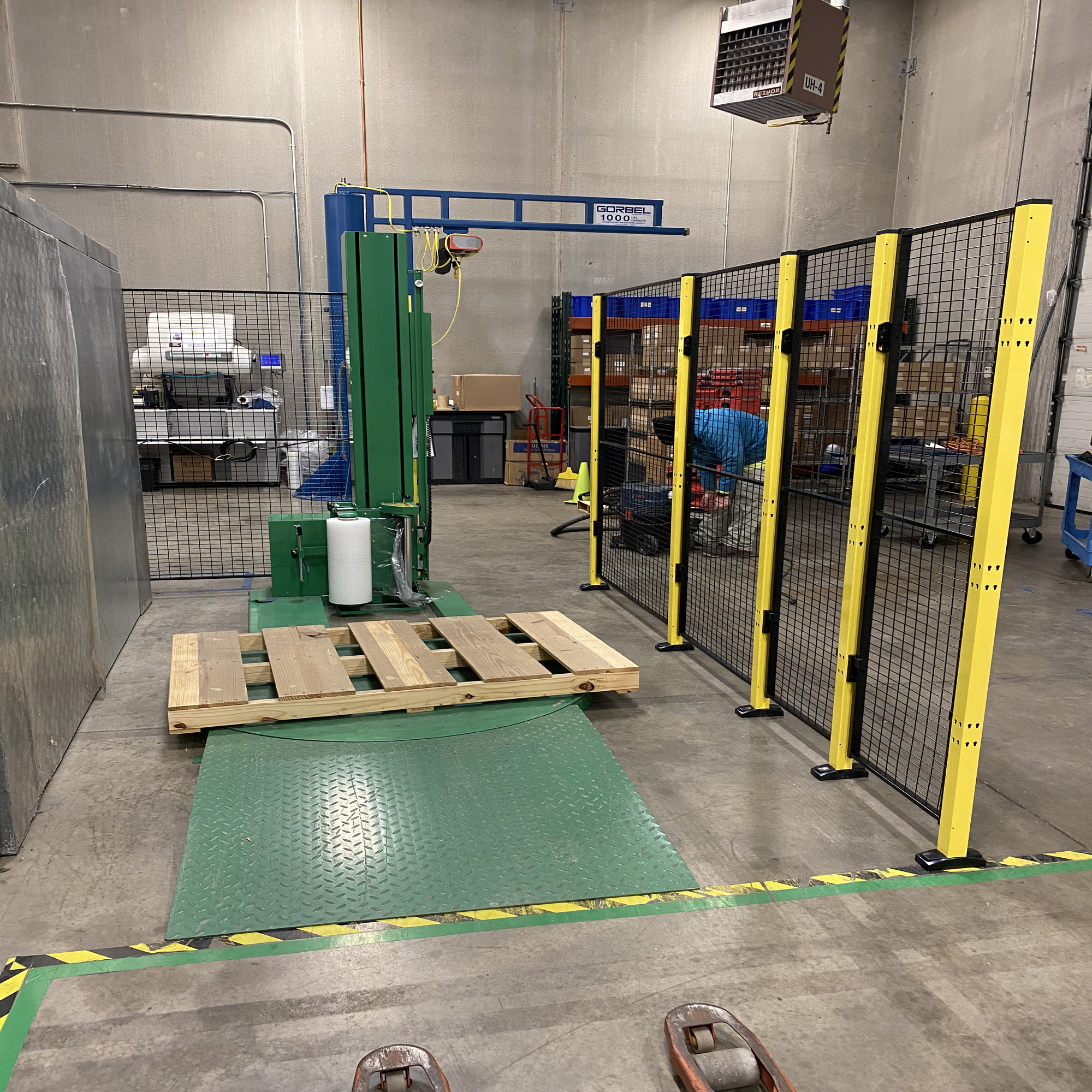 Skid Wrapping Machine Guarding