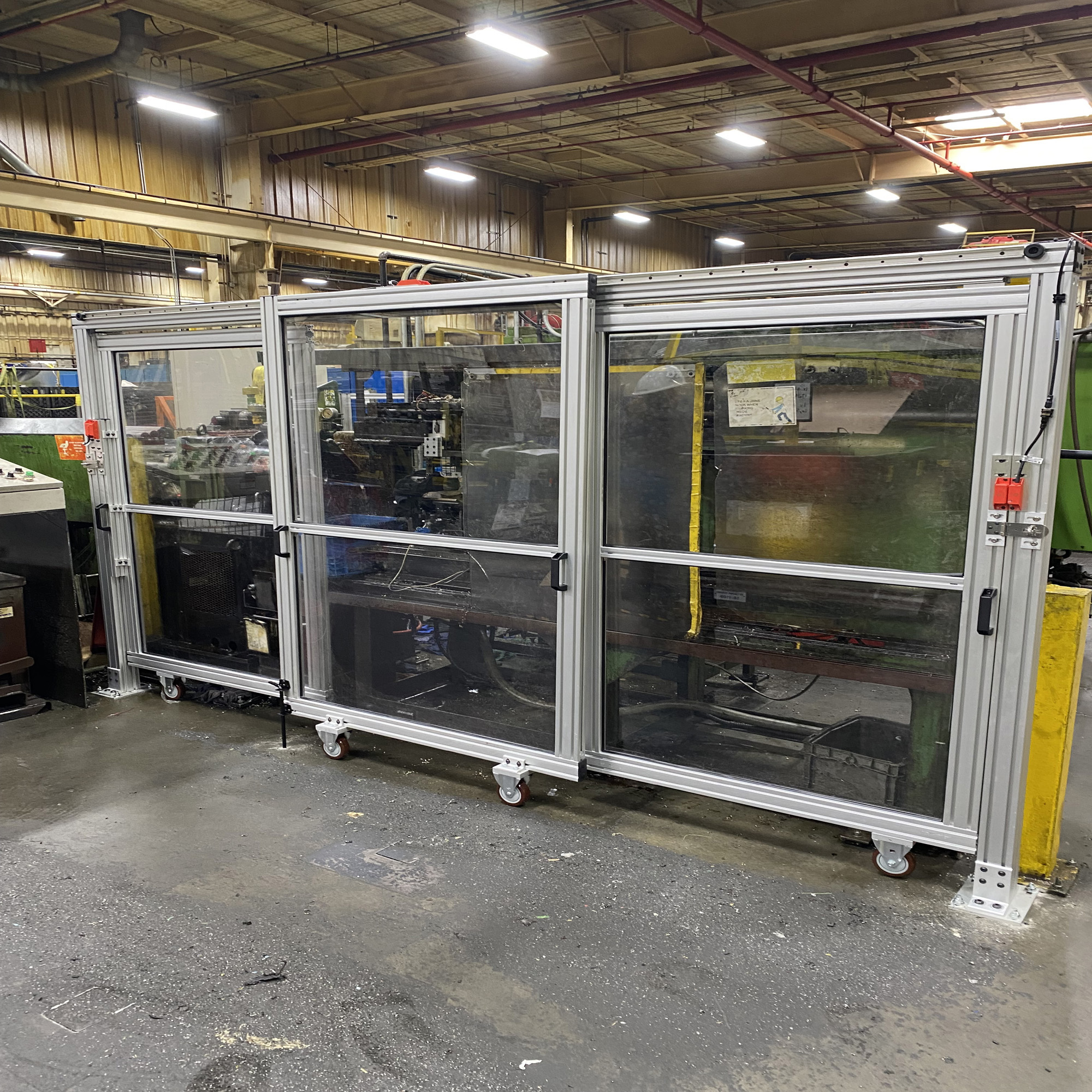 Sliding Machine Guard Enclosure