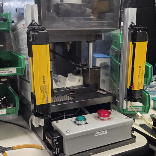 Lathe Machine Guarding with Chuck Guard