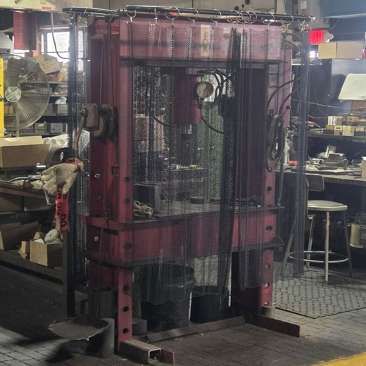 Small Press Guarding with Light Curtains