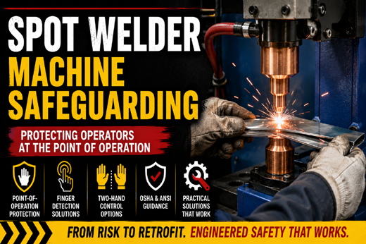 Spot Welder Machine Safeguarding: Protecting Operators at the Point of Operation