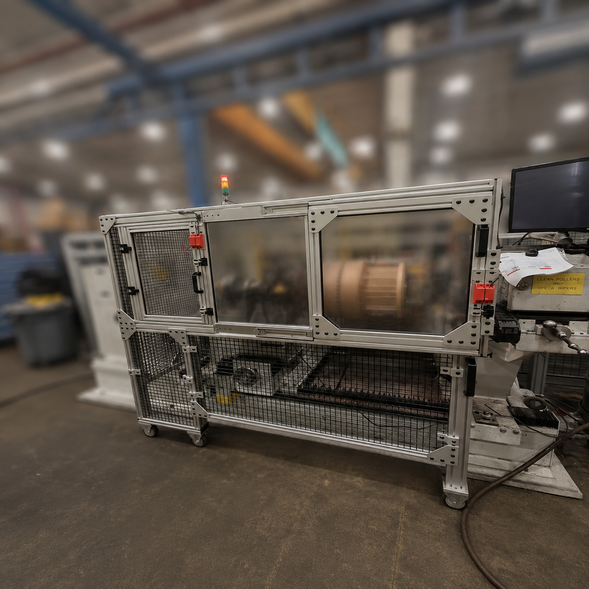 Stator Test Cell Closed