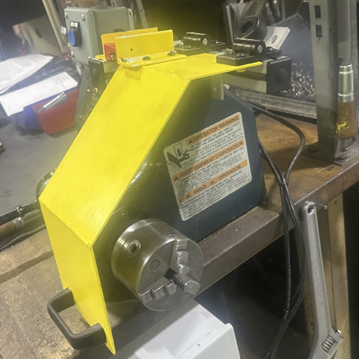 Tabletop Lathe Machine - Guards