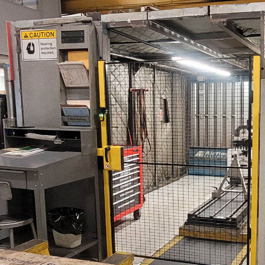 Test Cell Guard with Back EMF Zero-Speed Relay