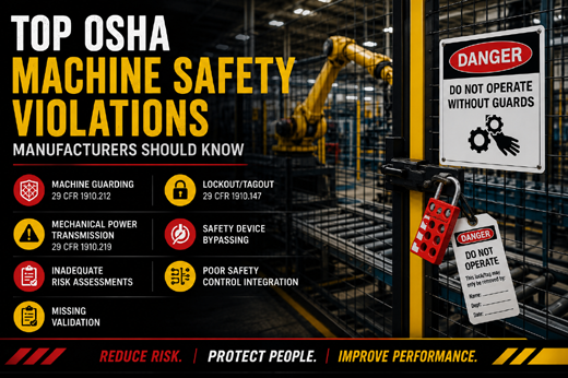 ​Top OSHA Machine Safety Violations Manufacturers Should Know