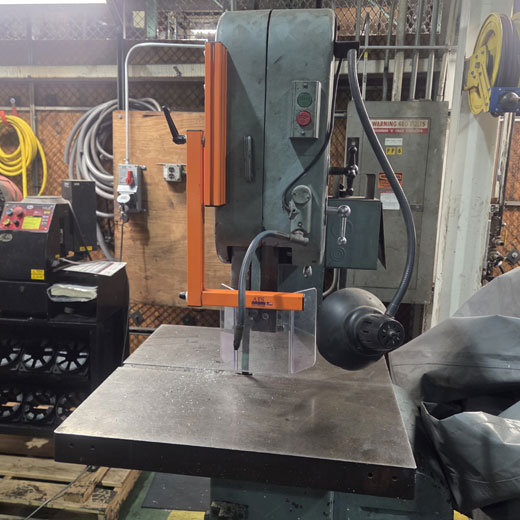 Vertical Bandsaw Machine Guarding