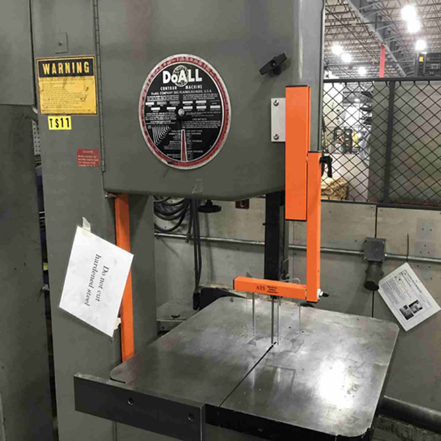 Vertical Bandsaw Guards Image 1